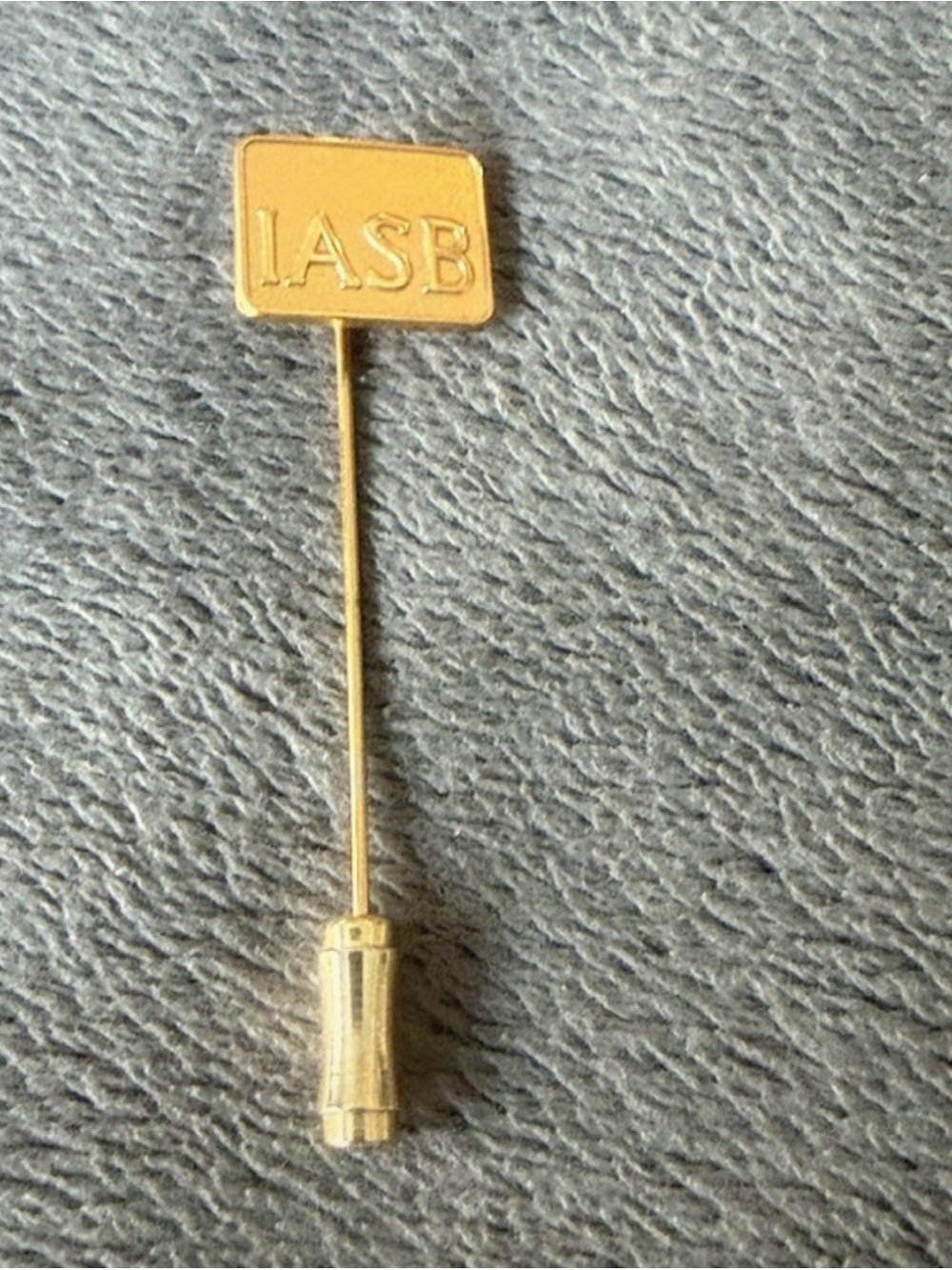 Vintage Illinois assoc school boards stick pin 1/20 12k gold filled